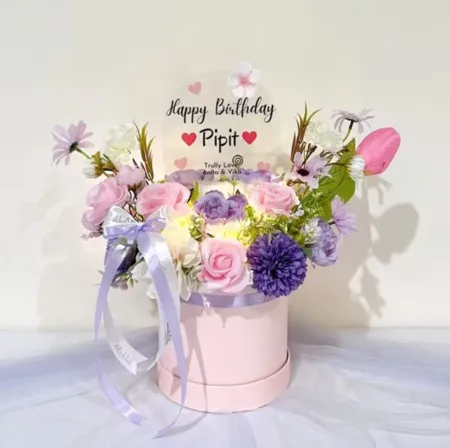 Bloom Box Akrilik Ucapan Ulang Tahun Cilandak